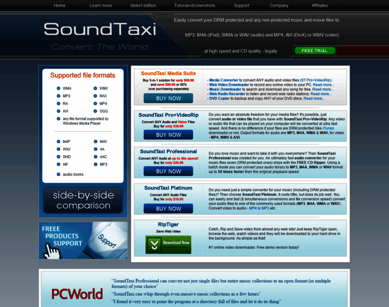 Soundtaxi.info thumbnail