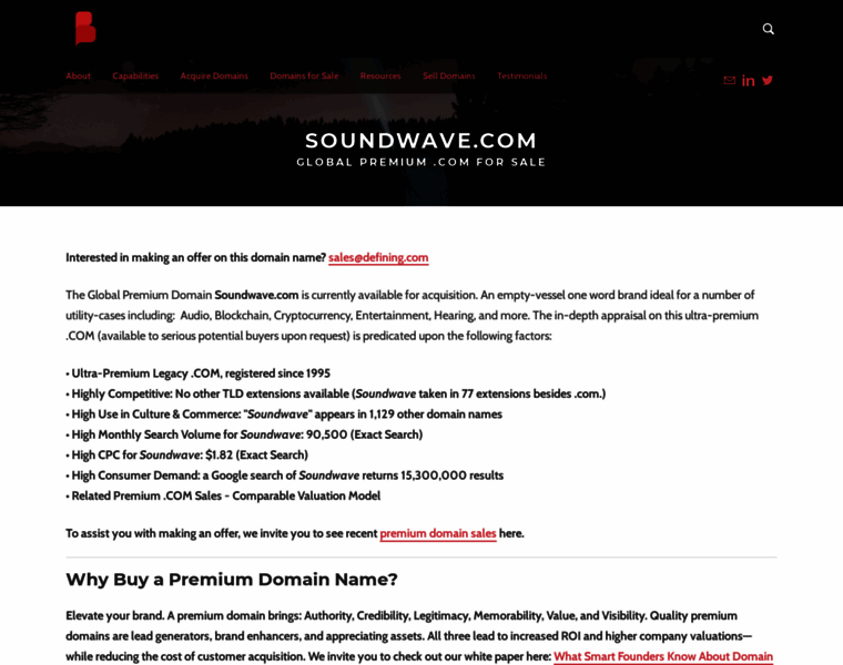 Soundwave.com thumbnail