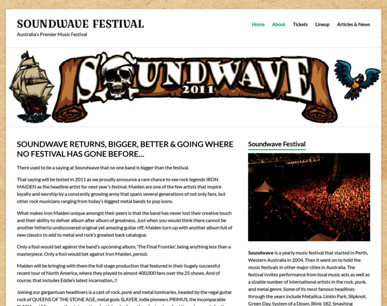 Soundwavefestival.com thumbnail