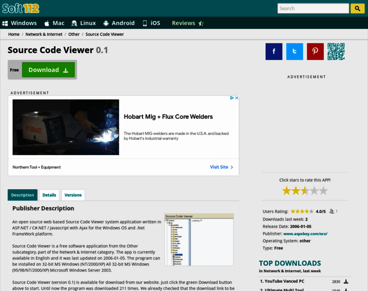 Source-code-viewer.soft112.com thumbnail