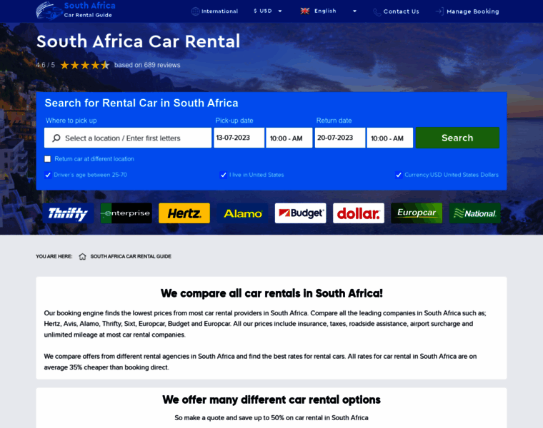 South-africacar.com thumbnail