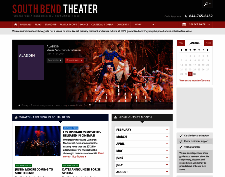 South-bend-theater.com thumbnail