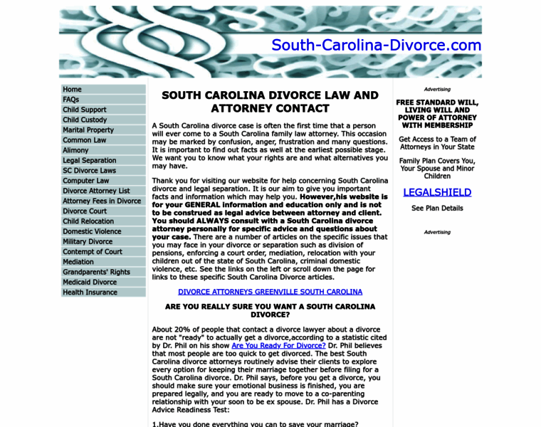 South-carolina-divorce.com thumbnail
