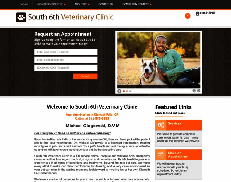 South6thvetclinic.com thumbnail