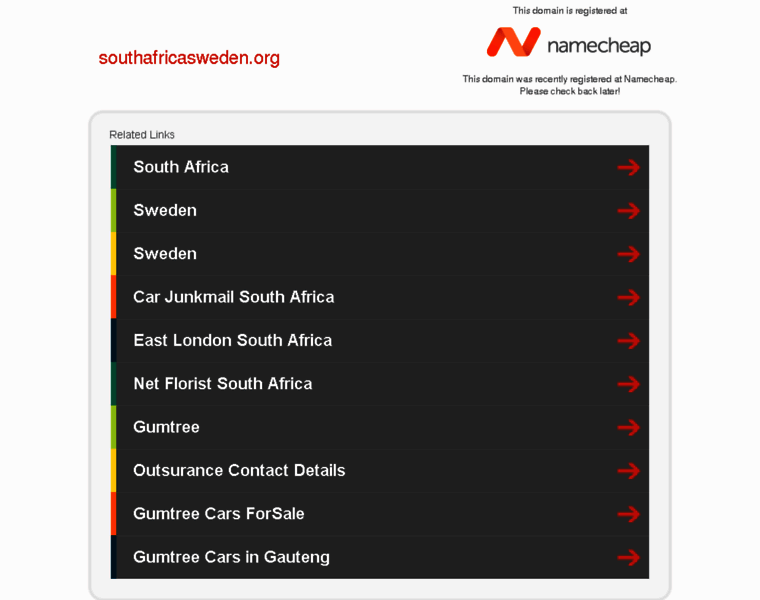 Southafricasweden.org thumbnail