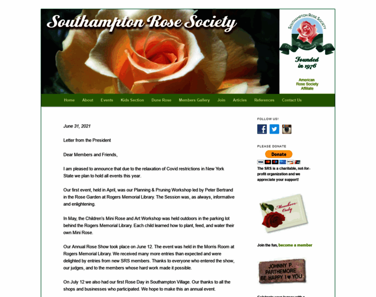 Southamptonrose.org thumbnail