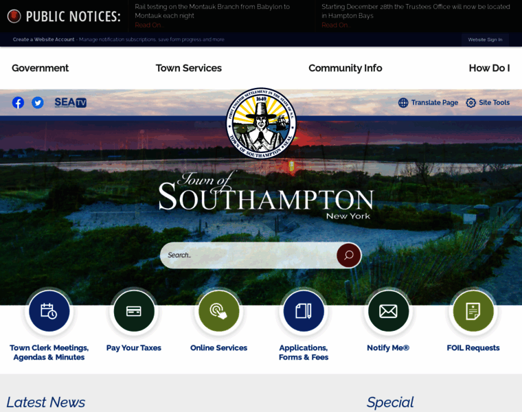 Southamptontownny.gov thumbnail
