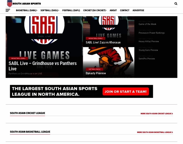 Southasiansports.com thumbnail