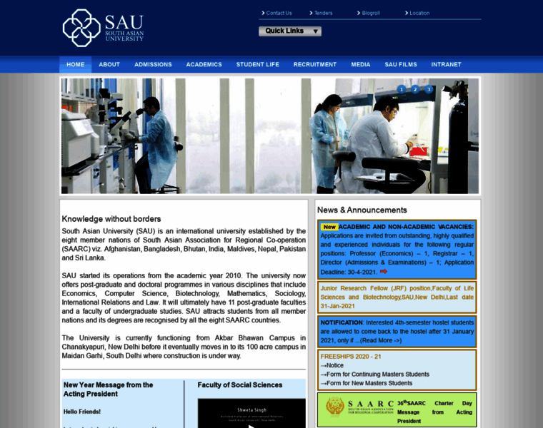 Southasianuniversity.org thumbnail