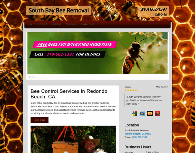 Southbaybeeremoval.com thumbnail