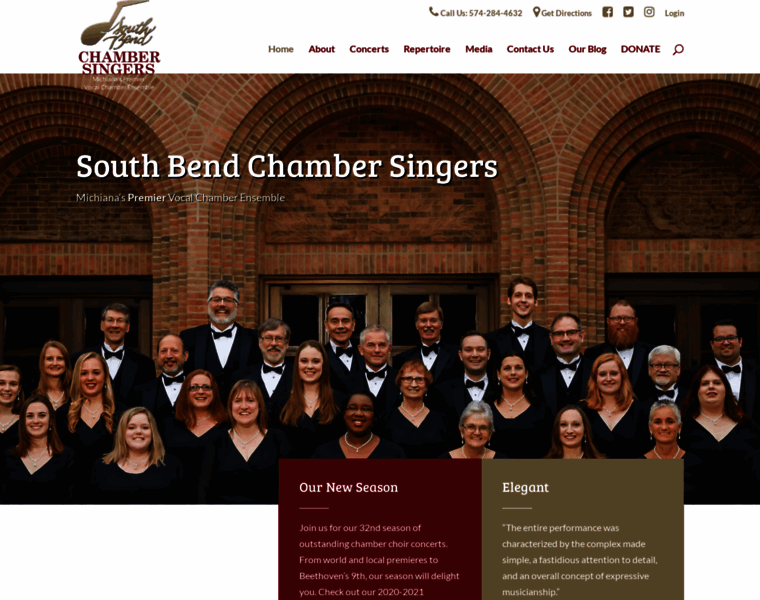 Southbendchambersingers.org thumbnail