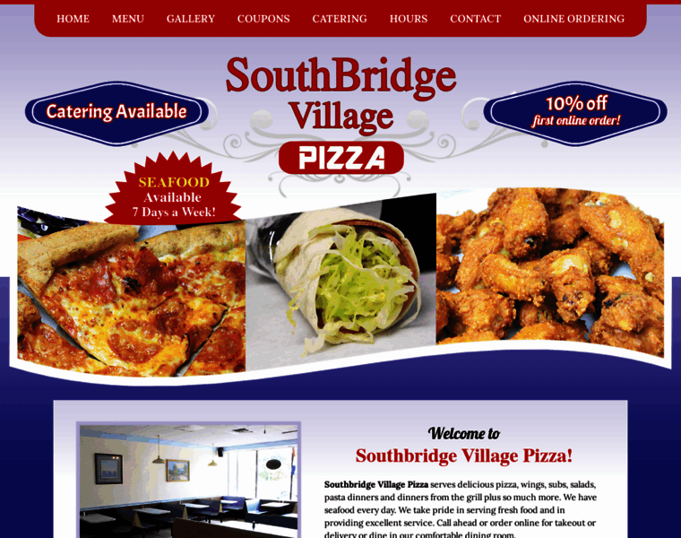 Southbridgepizza.com thumbnail