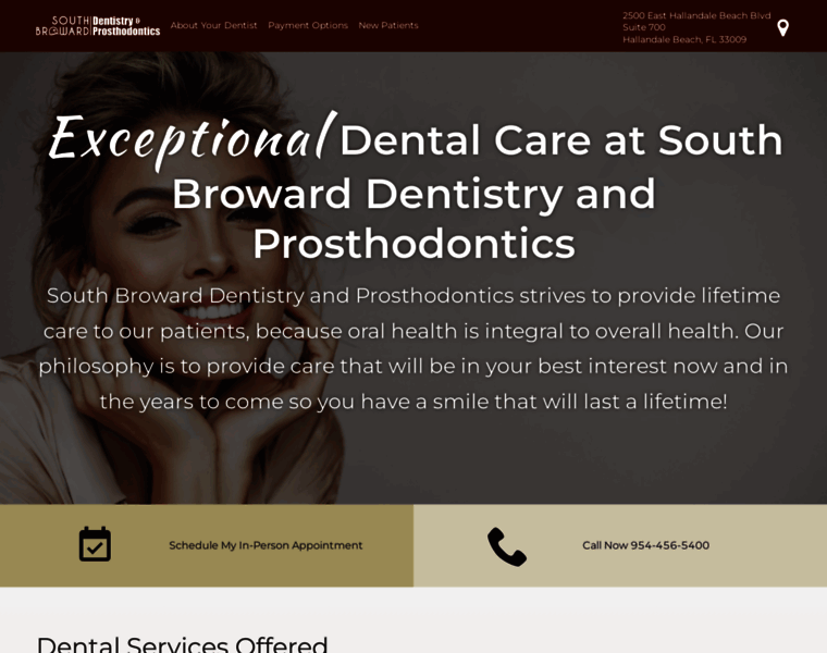 Southbrowarddentistryandprosthodontics.com thumbnail