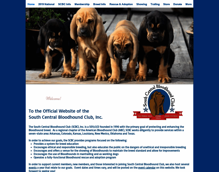 Southcentralbloodhounds.org thumbnail