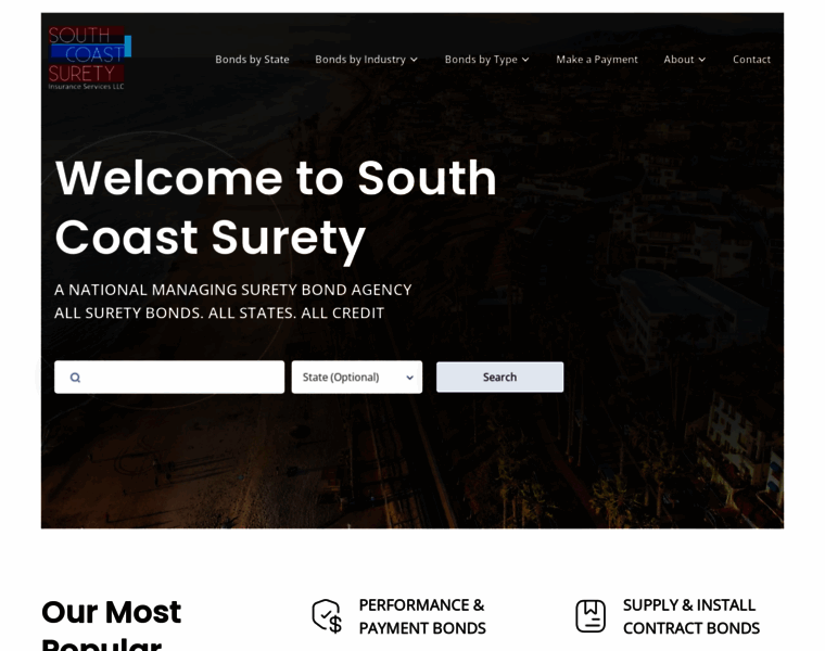 Southcoastsurety.com thumbnail