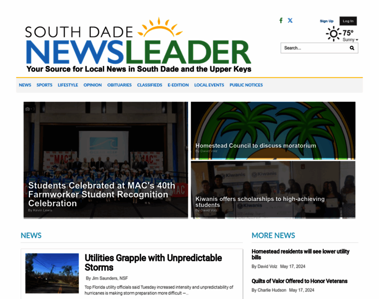 Southdadenewsleader.com thumbnail