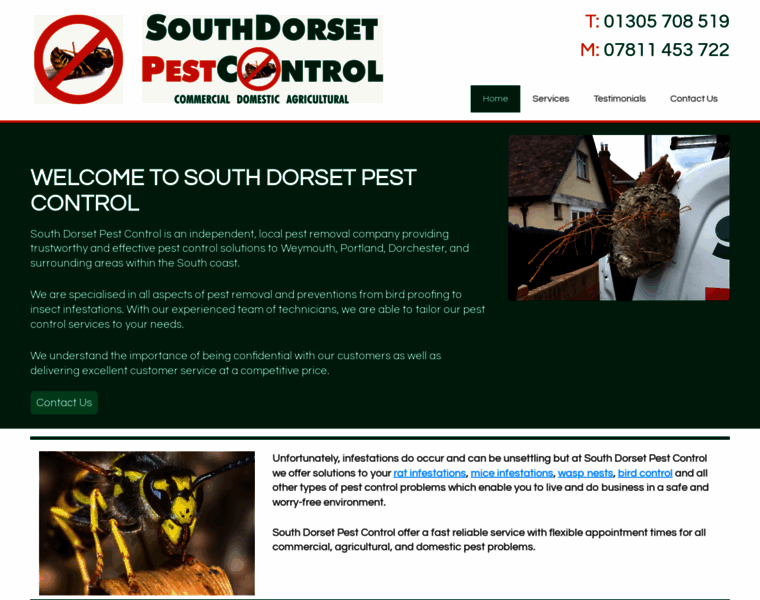 Southdorsetpestcontrol.co.uk thumbnail