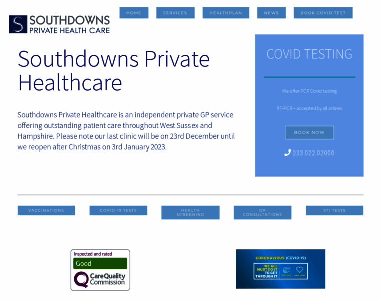 Southdownsprivatehealthcare.co.uk thumbnail