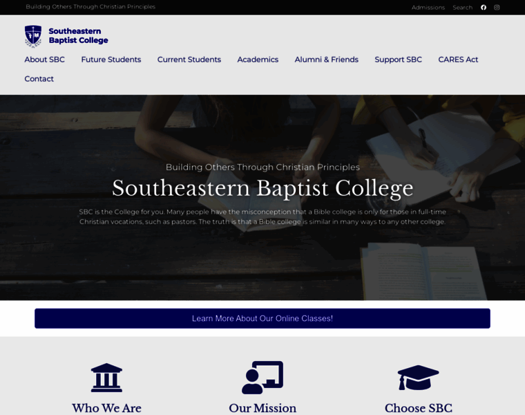 Southeasternbaptist.edu thumbnail