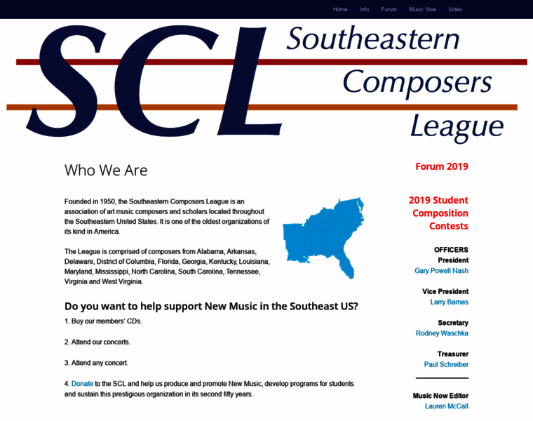 Southeasterncomposersleague.org thumbnail