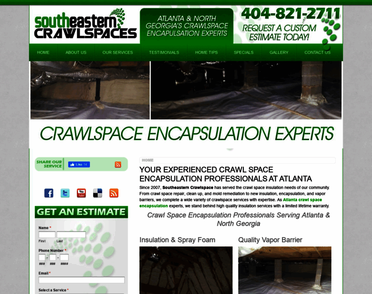 Southeasterncrawlspaces.com thumbnail