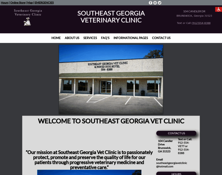 Southeastgeorgiavetclinic.com thumbnail