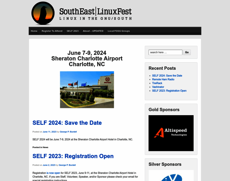 Southeastlinuxfest.org thumbnail