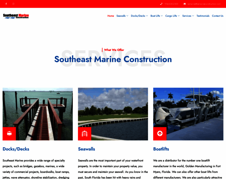 Southeastmarineconstruction.com thumbnail