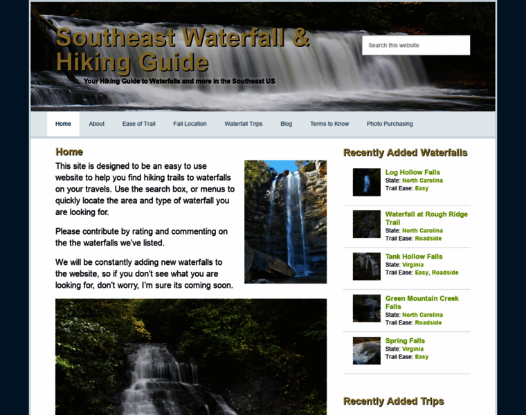 Southeastwaterfalls.com thumbnail