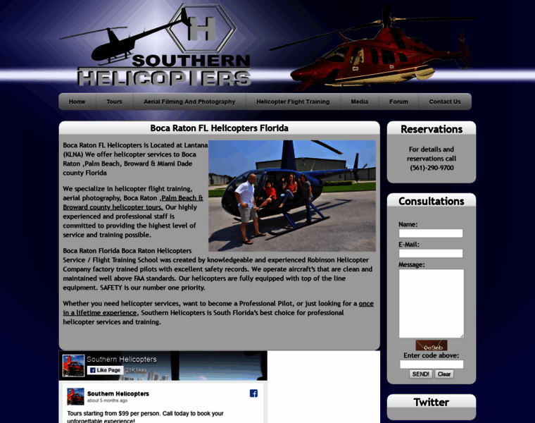 Southern-helicopters.com thumbnail