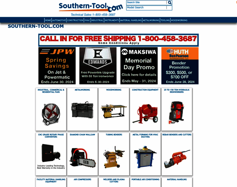 Southern-tool.com thumbnail
