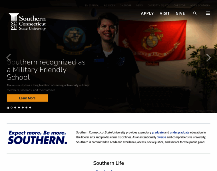 Southernct.edu thumbnail