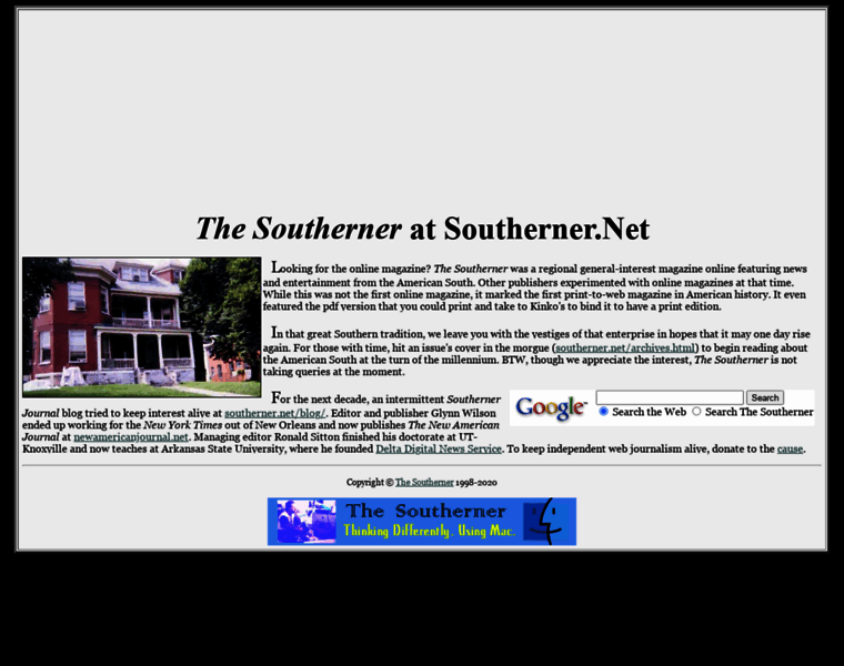 Southerner.net thumbnail