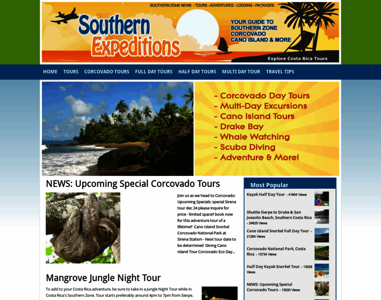 Southernexpeditionscr.com thumbnail