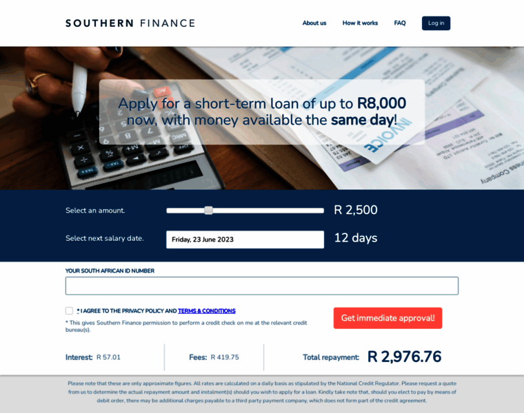 Southernfinance.co.za thumbnail