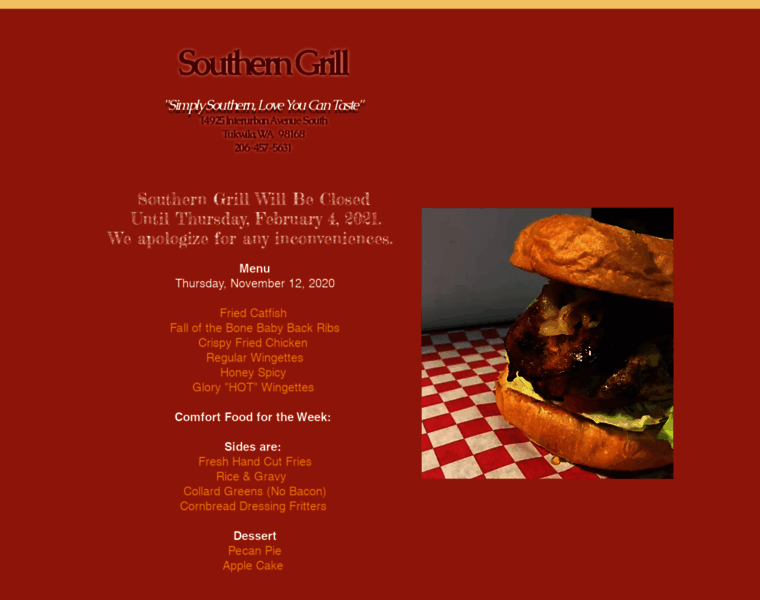 Southerngrillseattle.com thumbnail
