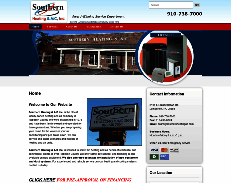 Southernheatingandac.biz thumbnail