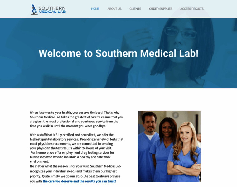 Southernmedicallab.com thumbnail