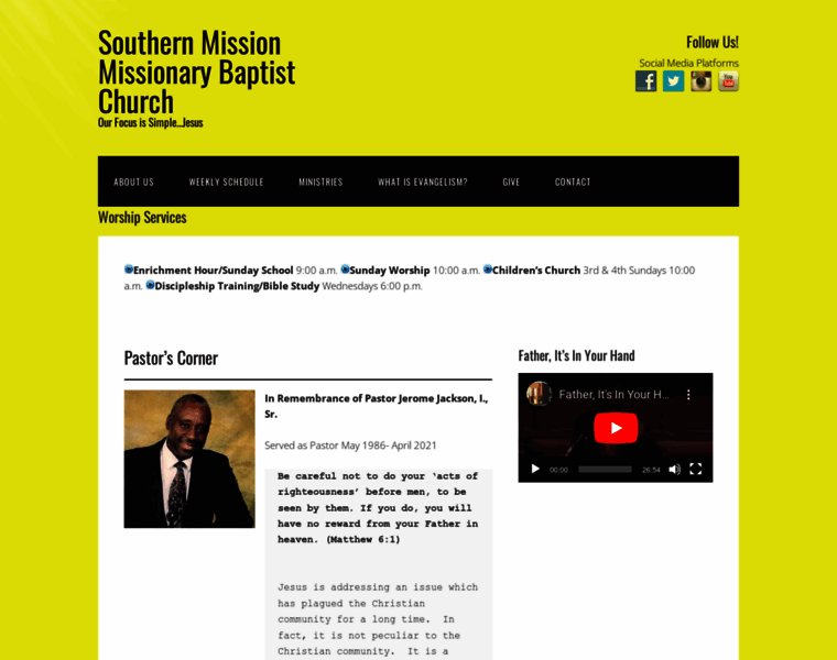 Southernmissionmbc.org thumbnail