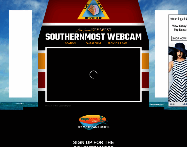 Southernmostpointwebcam.com thumbnail