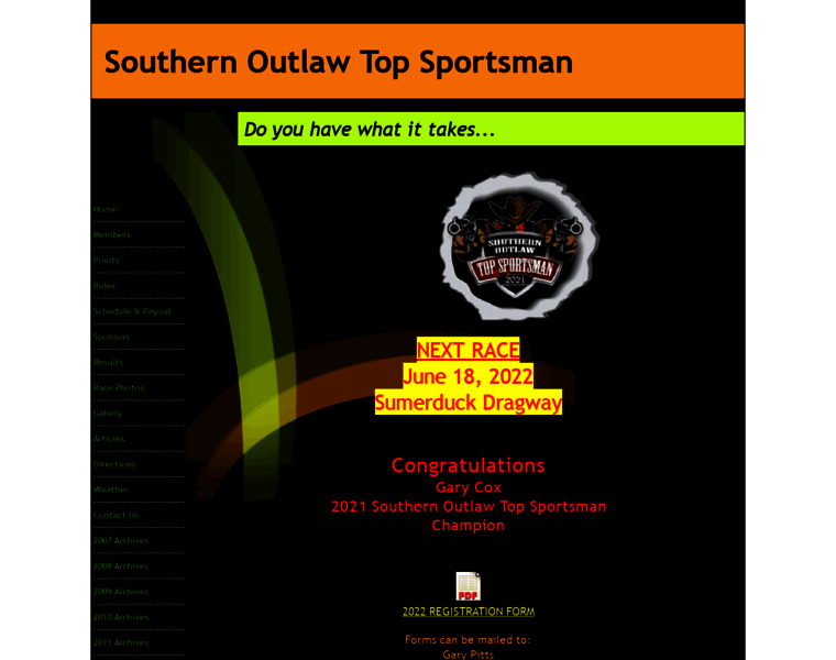 Southernoutlawtopsportsman.com thumbnail
