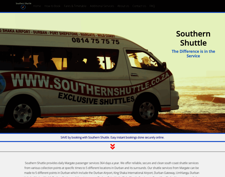 Southernshuttle.co.za thumbnail