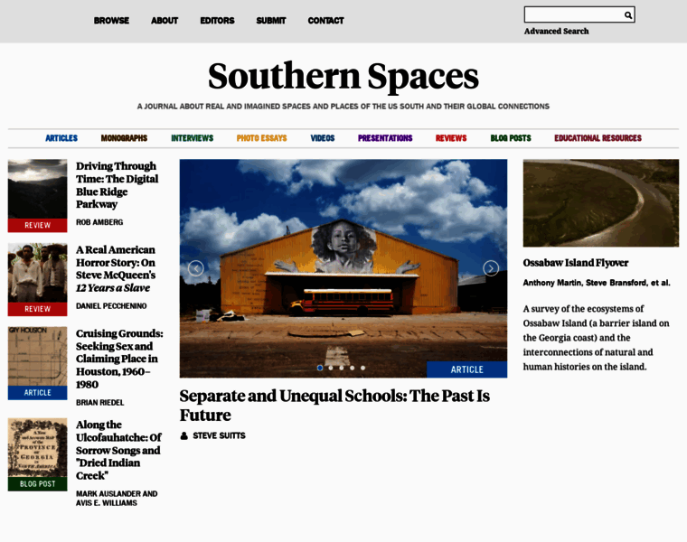 Southernspaces.org thumbnail