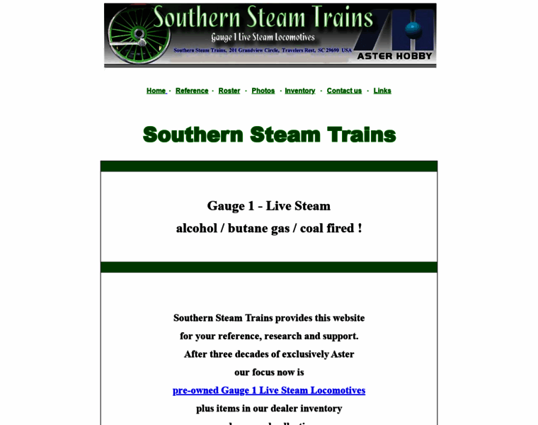 Southernsteamtrains.com thumbnail