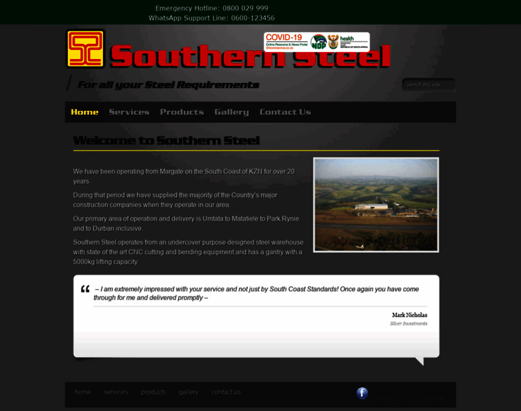 Southernsteel.co.za thumbnail