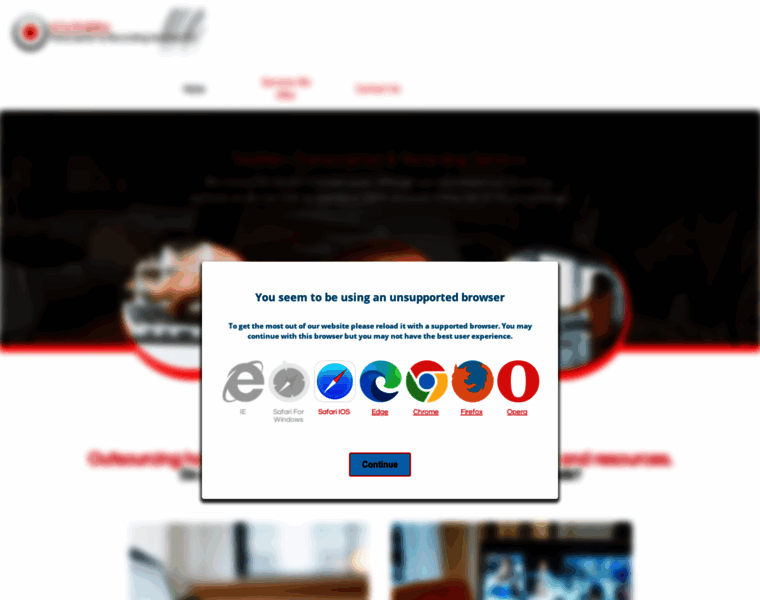 Southerntranscription.co.za thumbnail