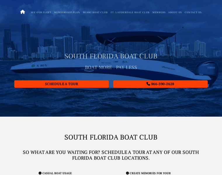 Southfloridaboatclub.com thumbnail