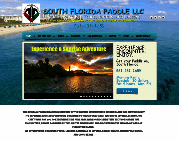 Southfloridapaddle.com thumbnail