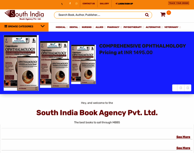 Southindiabookagency.com thumbnail