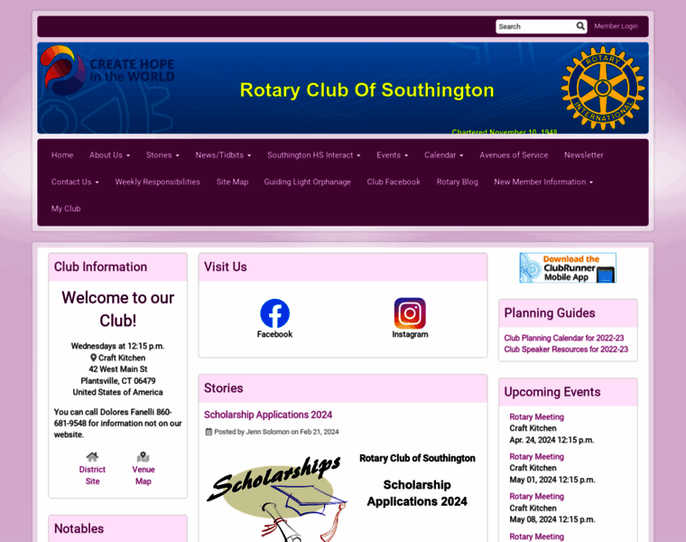 Southingtonrotary.org thumbnail